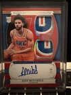 AJAY MITCHELL 2024-25 NATIONAL TREASURES RPA ROOKIE RED RC AUTO 7/8 RMD-MIT