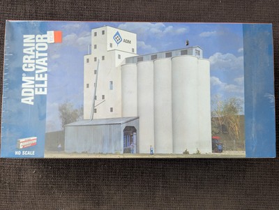 Walthers HO Scale Building/Structure Kit ADM Grain/Feed Elevator, brand new.