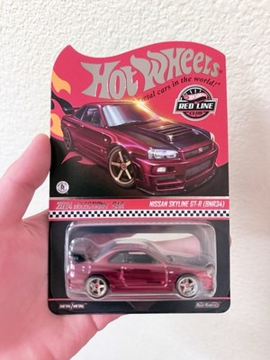 Hot Wheels Collectors RLC Exclusive Selections Nissan Skyline GT-R BNR34 Red R34