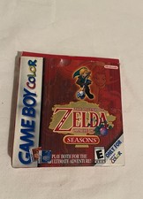 Legend Of Zelda Oracle Of Seasons- Nintendo Game Boy CIB- Tested 