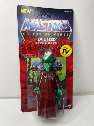 MOTU VINTAGE MASTERS OF THE UNIVERSE SUPER7 FILMATION EVIL SEED ACTION FIGURE