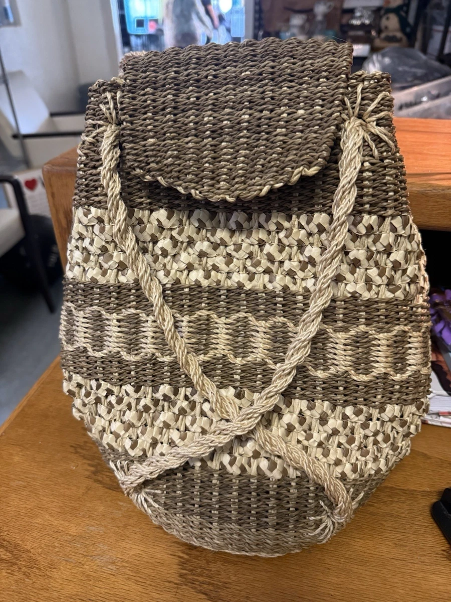 Backpack Medium Bags & for Straw Exterior Women for sale | eBay display picture 2