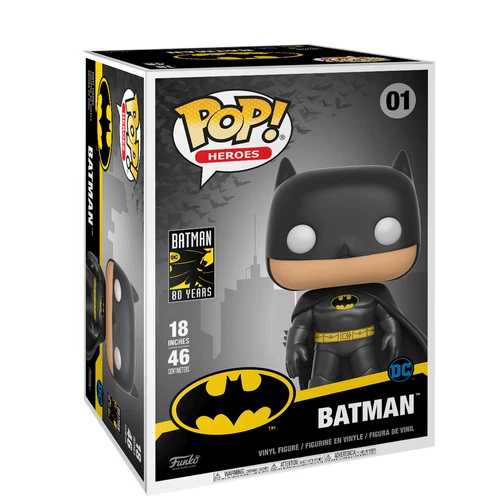 Funko Pop! Batman 18" Mega Heroes #01  Oversized Vinyl Figure DC Comics