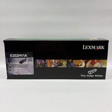 New Lexmark E352H11A Black Toner Cartridge High Yield