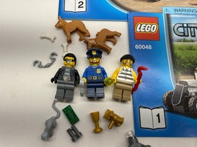 Lego City Police Dog Unit 60048 Complete W/Mini-figures & Instruction Books