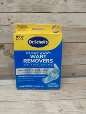 Dr Scholl's Maximum Strength Clear Away Wart Remover 12 Medicated Disc 9 Cushion