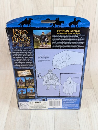 Toy Biz The Lord of the Rings Pippin in Armour Return of the King Figure 2003 - Picture 5 of 7