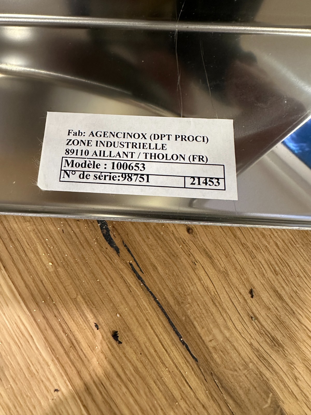 Vasque inox compacte PROGI anti-corrosion pour petits espaces