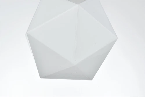 Living District Lawrence 10" Flush Mount Frosted White Shade In Satin Gold - Picture 4 of 9