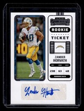 2022 Panini Contenders #262 Zander Horvath