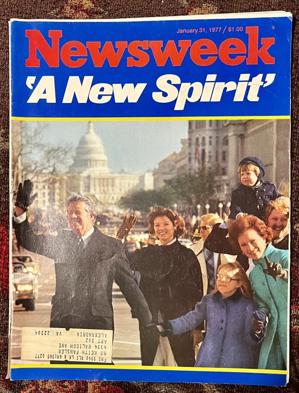 1977 JANUARY 31 NEWSWEEK MAGAZINE - A NEW SPIRIT FRONT COVER