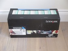 Image of LEXMARK GENUINE CYAN TONER CARTRIDGE - P/N 15G042C - £20 + VAT