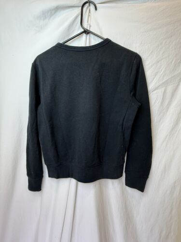 Polo Ralph Lauren Blue Label Youth Medium Black Logo Pullover Sweatshirt - Picture 3 of 3
