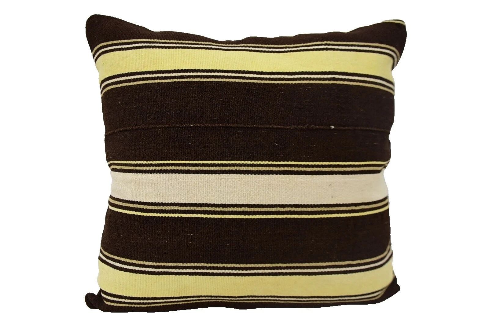 Marrón 100% lana Almohadas de Decoración para el Hogar