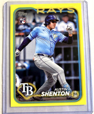 2024 Topps Update #US275- AUSTIN SHENTON Yellow SP Rookie RC Card.