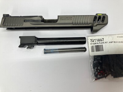 S&W M&P 9 M2.0 Competitor Slide 5'' Complete w Barrel Grey Cerakote NEW Smith OEM