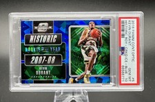 2018-19 Contenders Optic KEVIN DURANT Historic Blue Cracked Ice Prizm 🔥 PSA 10