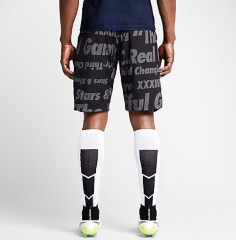 NikeLab F.C. Real Bristol Warm Up Shorts XXL Grey Gray Black NikeLab F.C. Real Bristol Warm Up Shorts XXL Grey Gray Black