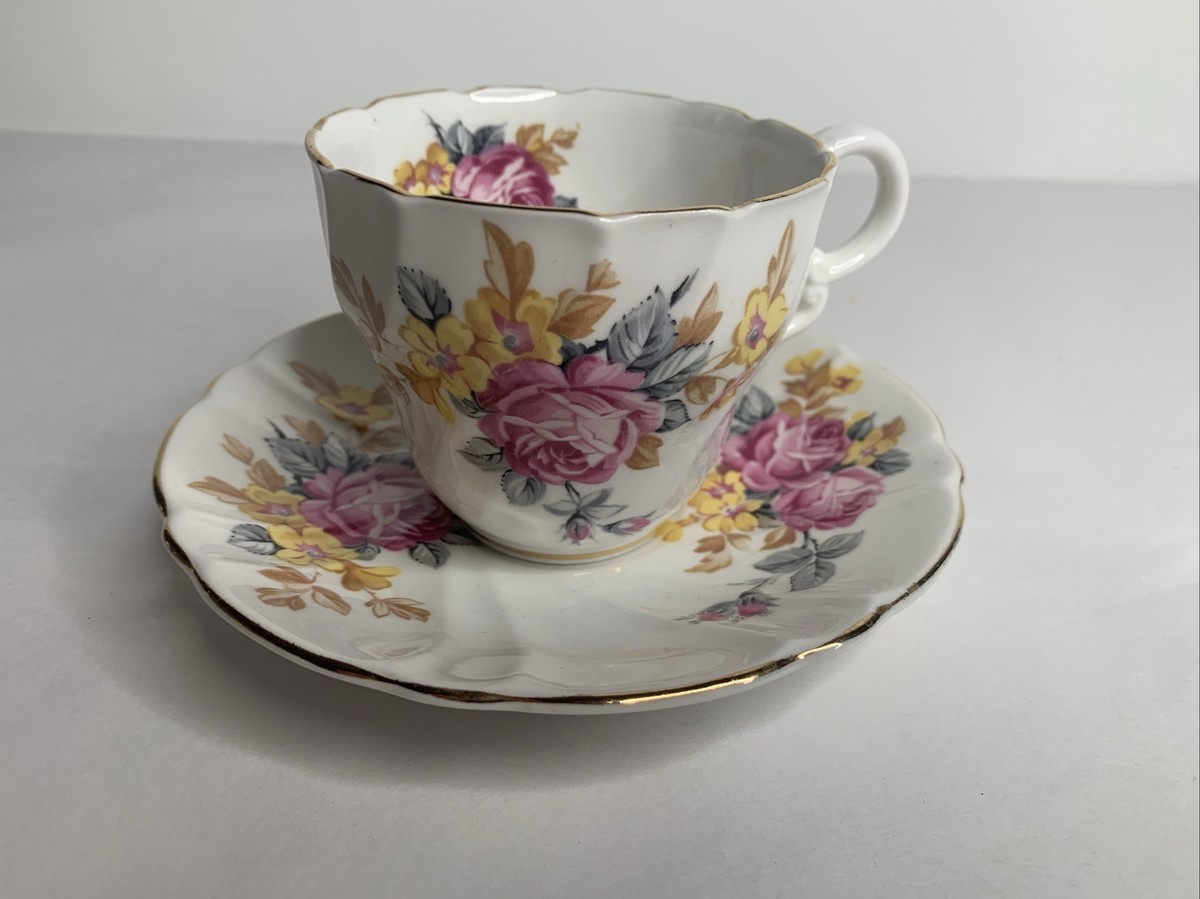 Vintage Stanley Fine Bone China Teacup and Saucer,