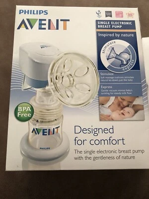 Avent Single Electric Breast Pump New Silicone Insert Breast Shells