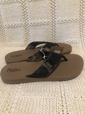 FLOJOS Mens Estiler Camoflauge Tan Bottle Opener Flip Flop Sandals Size 13 NEW