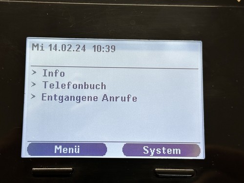 ELMEG S560 ISDN/UP0 Komfort Systemtelefon schwarz - TOP - Bild 2 von 3