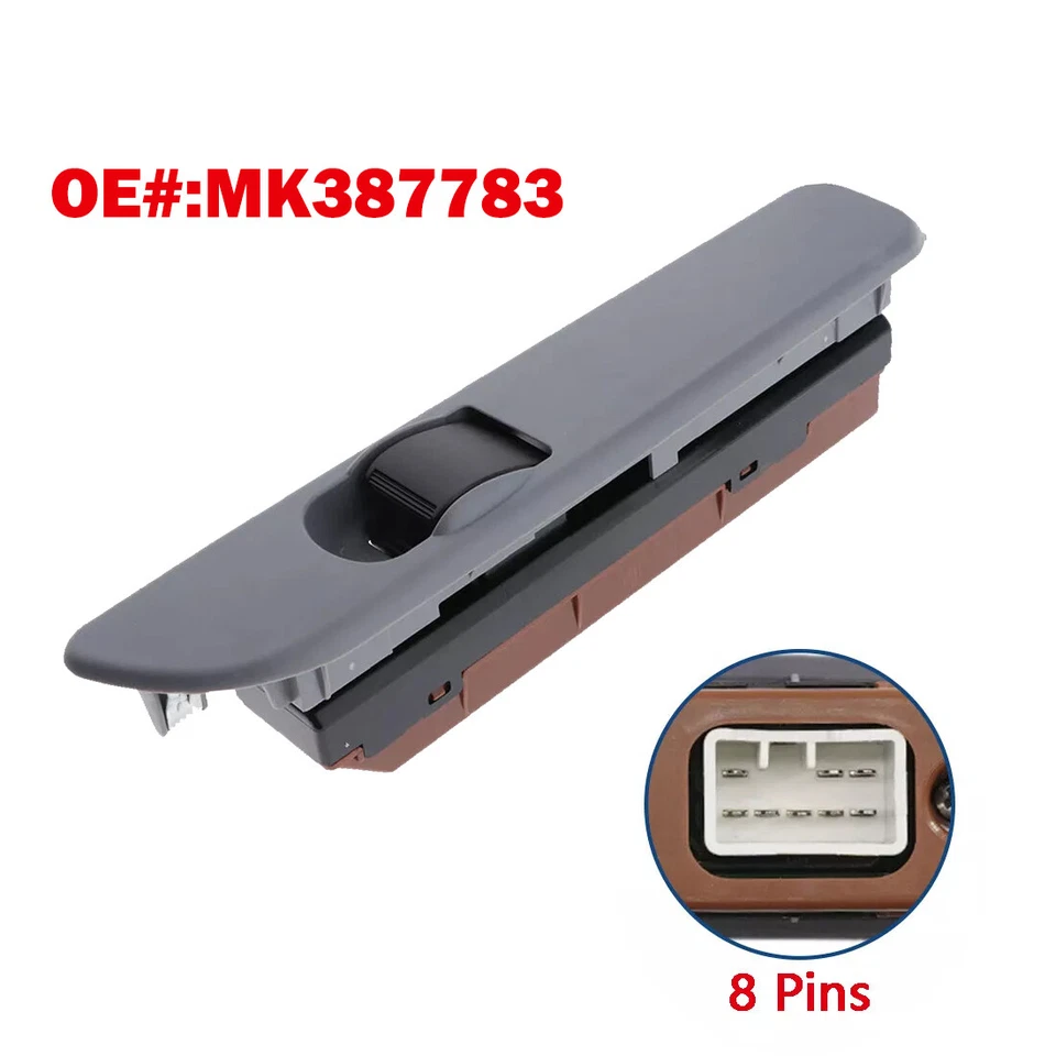 Interruptor de ventana principal eléctrico lateral del pasajero para MITSUBISHI Fuso MK387783 Foto 2 de 4