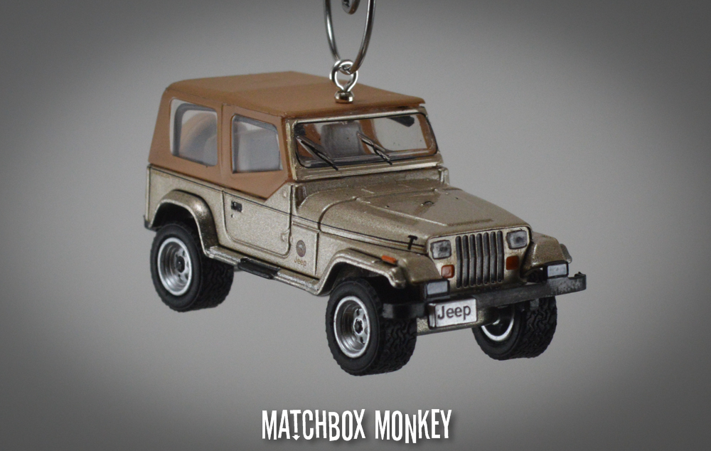 1993 Jeep Wrangler Sahara Soft Top Custom Ornament 1/64 XJ YJ Sand