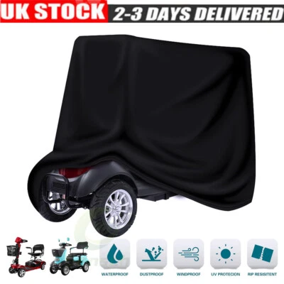 SENSCH UK Mobility Scooter Storage Cover Heavy Duty Dust Rain UV Protector Waterproof