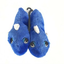 Shark Slippers Blue White Youth Toddler Boys Girls S 5-6 or M 7-8 New Gift
