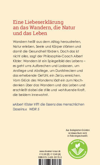 Thumbnail - Albert Kitzler / Vom Glück Des Wanderns