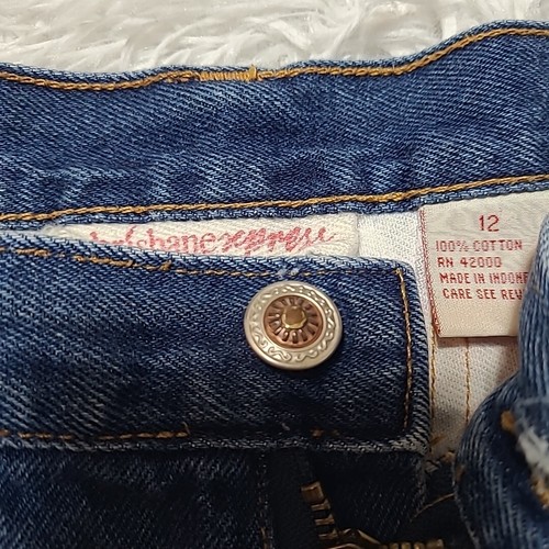 Vintage Denim Jean Patchwork Shorts by Brisbane Xpress Girls Size 12 Cotton - Picture 9 of 13
