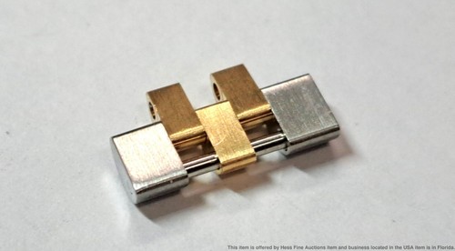 Rolex 18k Yellow Gold Stainless Steel Men 14mm Jubilee Link 278273 278243 278343 - Picture 4 of 4