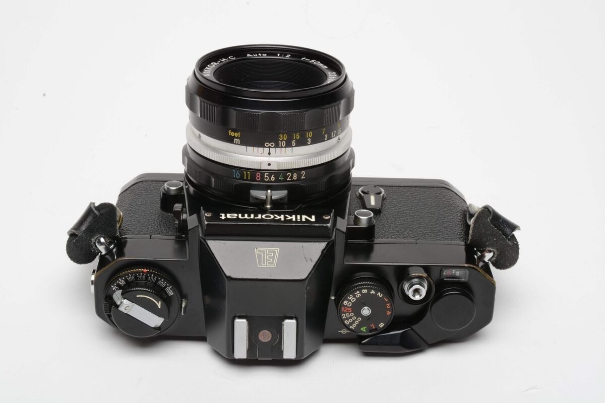 Nikon Nikkormat EL (Black) w/Nikkor 50mm f2 lens, tested Nikon Nikkormat EL (Black) w/Nikkor 50mm f2 lens, tested