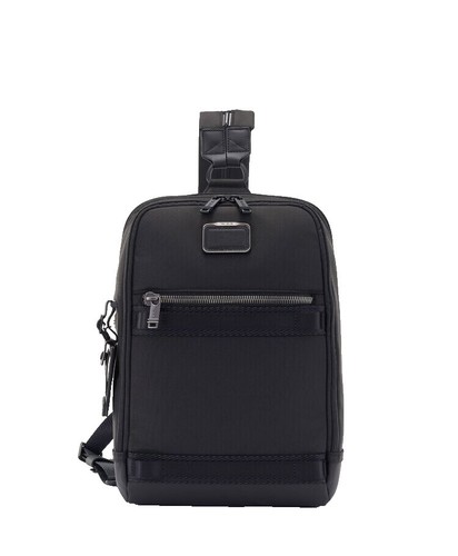 TUMI Alpha Bravo 2-way Briefcase Black Nylon Handbag 22611DH | eBay