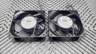 Lot of 2 Hoffman A-4AXFN Axial Cooling Fans 115 VAC 85-100 CFM