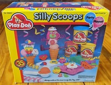 Vintage 1990 Kenner Play-Doh Silly Scoops Party Playset, factory sealed