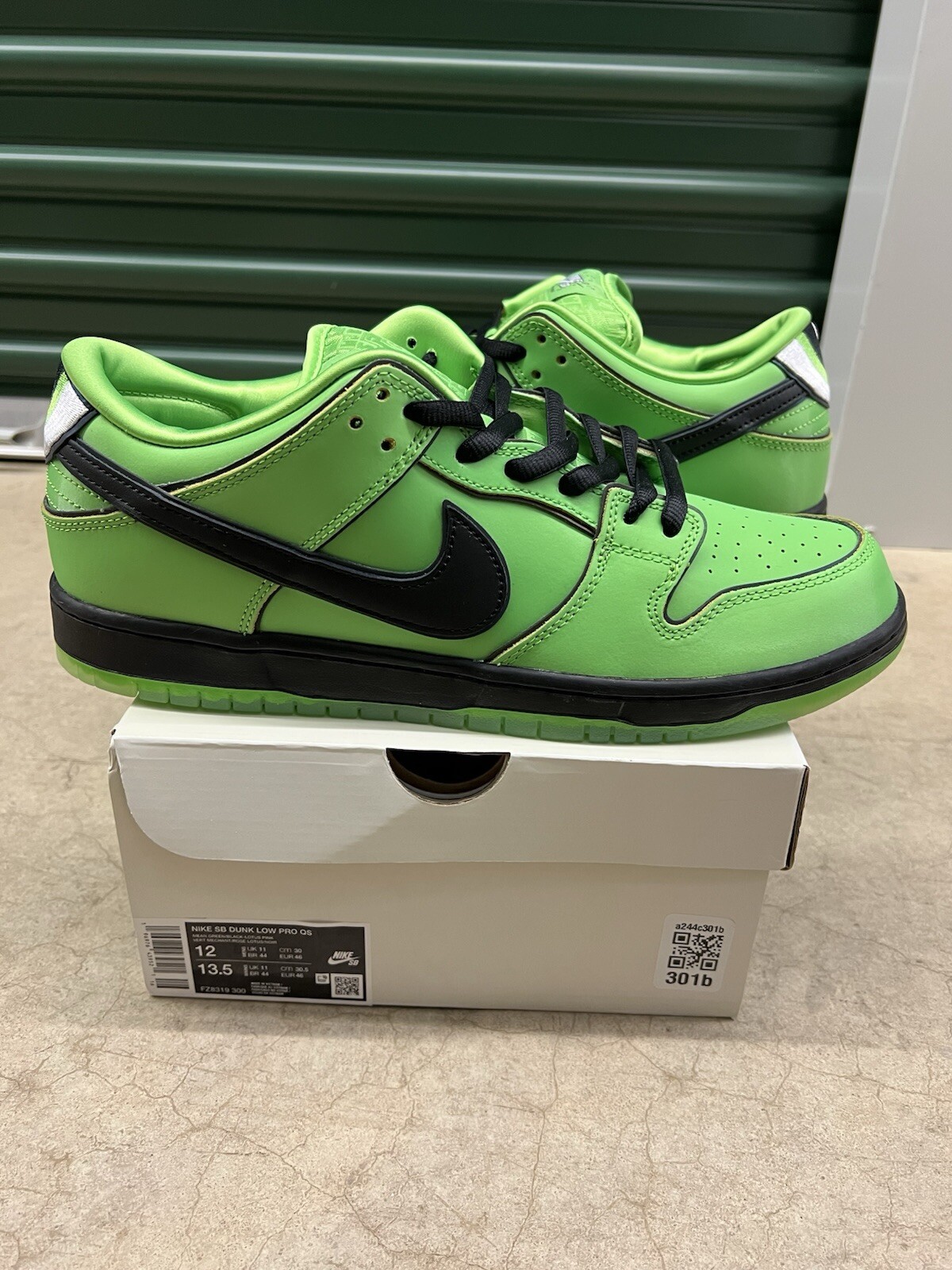 Size 12 - Nike The Powerpuff Girls x Dunk Pro SB QS Low Buttercup 