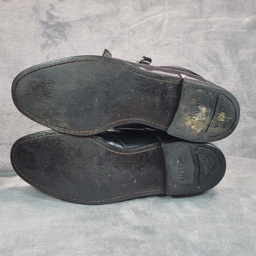 Vintage Stuart Mcguire Black Leather Monk Strap Ankle Boots Size 10.5 D - Picture 18 of 21