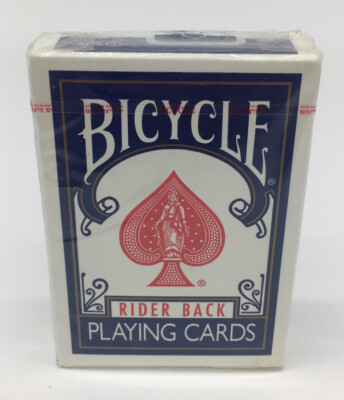 Bicycle Poker 808 Blue Rider Back Playing Cards Deck (Blue seal ...