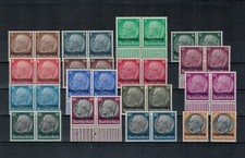 Dt. Obsada 39/45 LUxemburg: 2 x nr 1-16 niestemplowane, najczęściej w parze