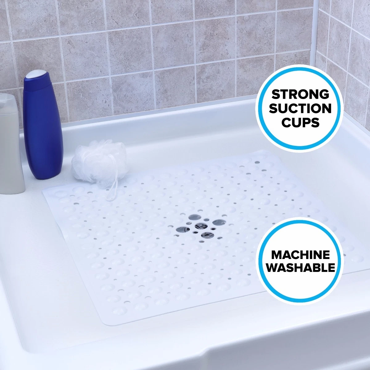 Large non 2024 slip shower mat