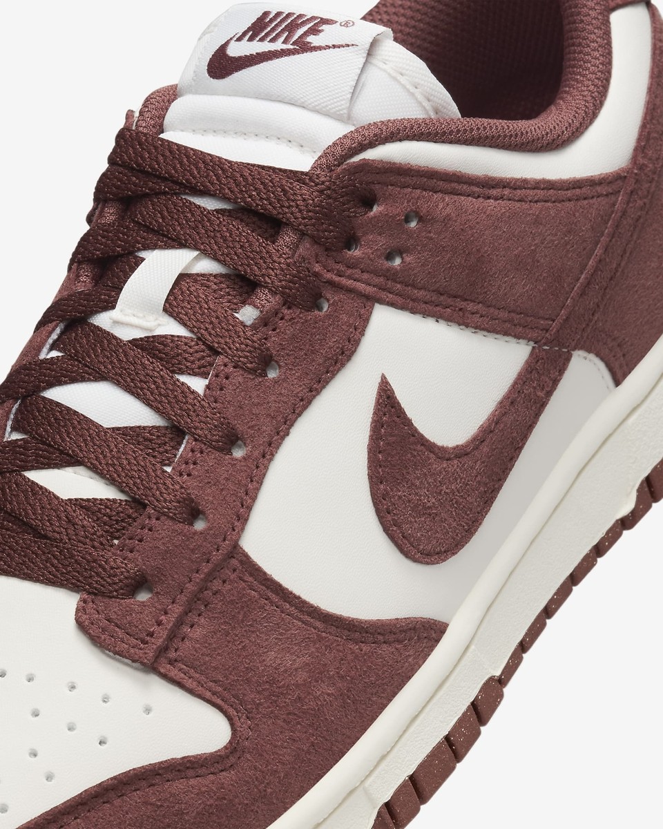 HJ7673-001 Nike Dunk Low Phantom Sail White Red Sepia HJ7673-001 Nike Dunk Low Phantom Sail White Red Sepia
