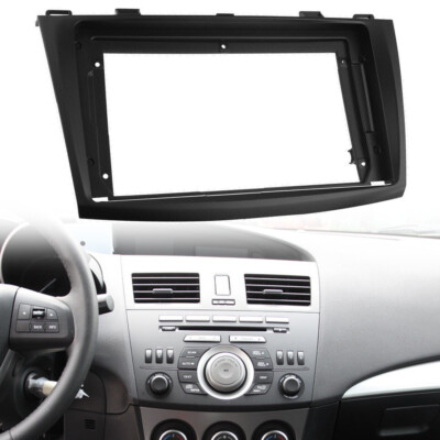 Car Stereo Radio Fascia Panel Trim 2 Din Frame Fit For Mazda 3 2010-2013