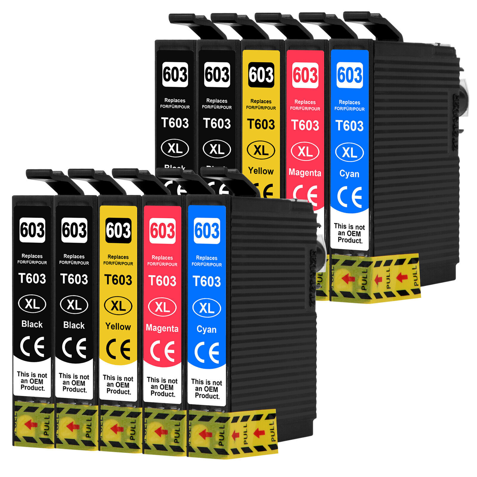 212x Ink Cartridges For Epson 603 XL XP2100 2105 3100 3105 4100 4105