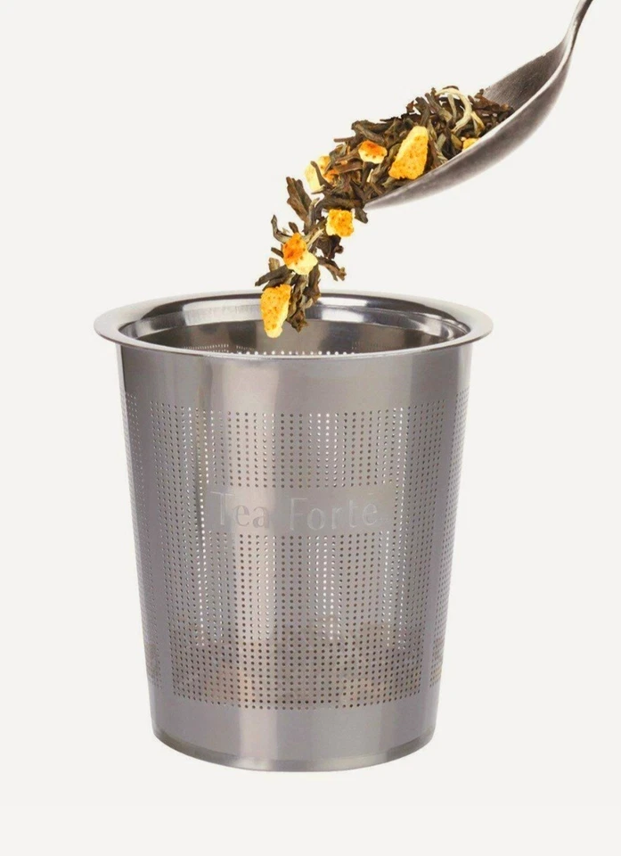 Tetera de cerámica Tea Forte Pugg 24 oz con infusor de acero inoxidable NUEVA en caja Foto 3 de 3