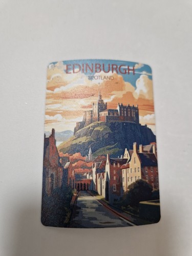 Calamita frigorifero souvenir Edimburgo Scozia magnete frigorifero Scozia