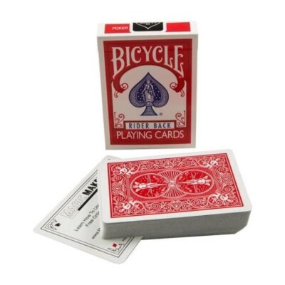 Reverse Svengali Deck Spezial (rot) Fahrrad Spielkarten für Kartentricks