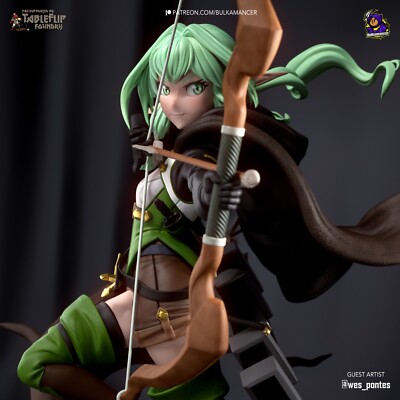 High Elf Archer Figure 1/8 Scale Resin Model Garage Kit