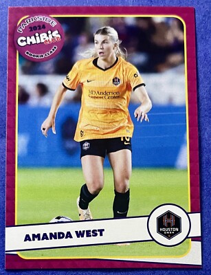 Amanda West 2024 Parkside NWSL Chibis Club Rookie HOUSTON DASH